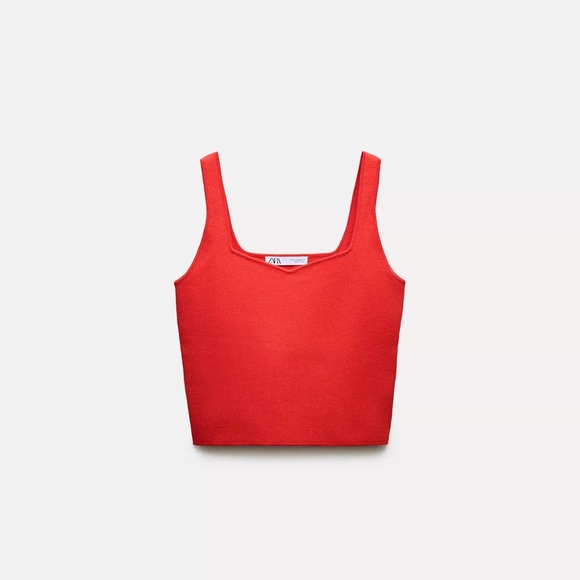Zara Tops - NWT Zara Red Tank Top